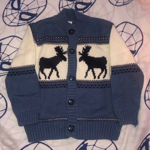 Janie and jack moose sweater